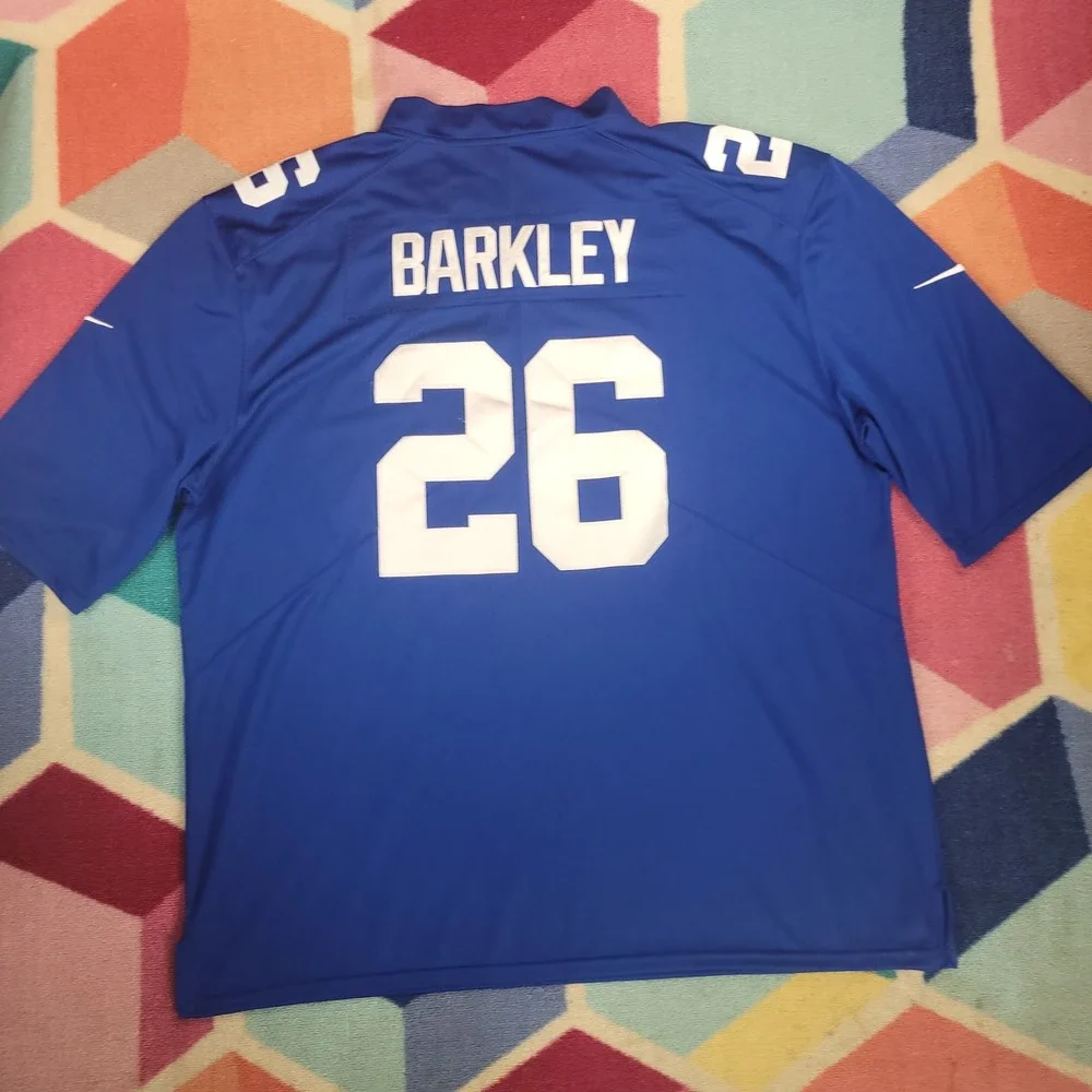 Nike New York Giants Saquon Barkley 26 NFL Jersey Mens XXXL‎ Blue 673544-495